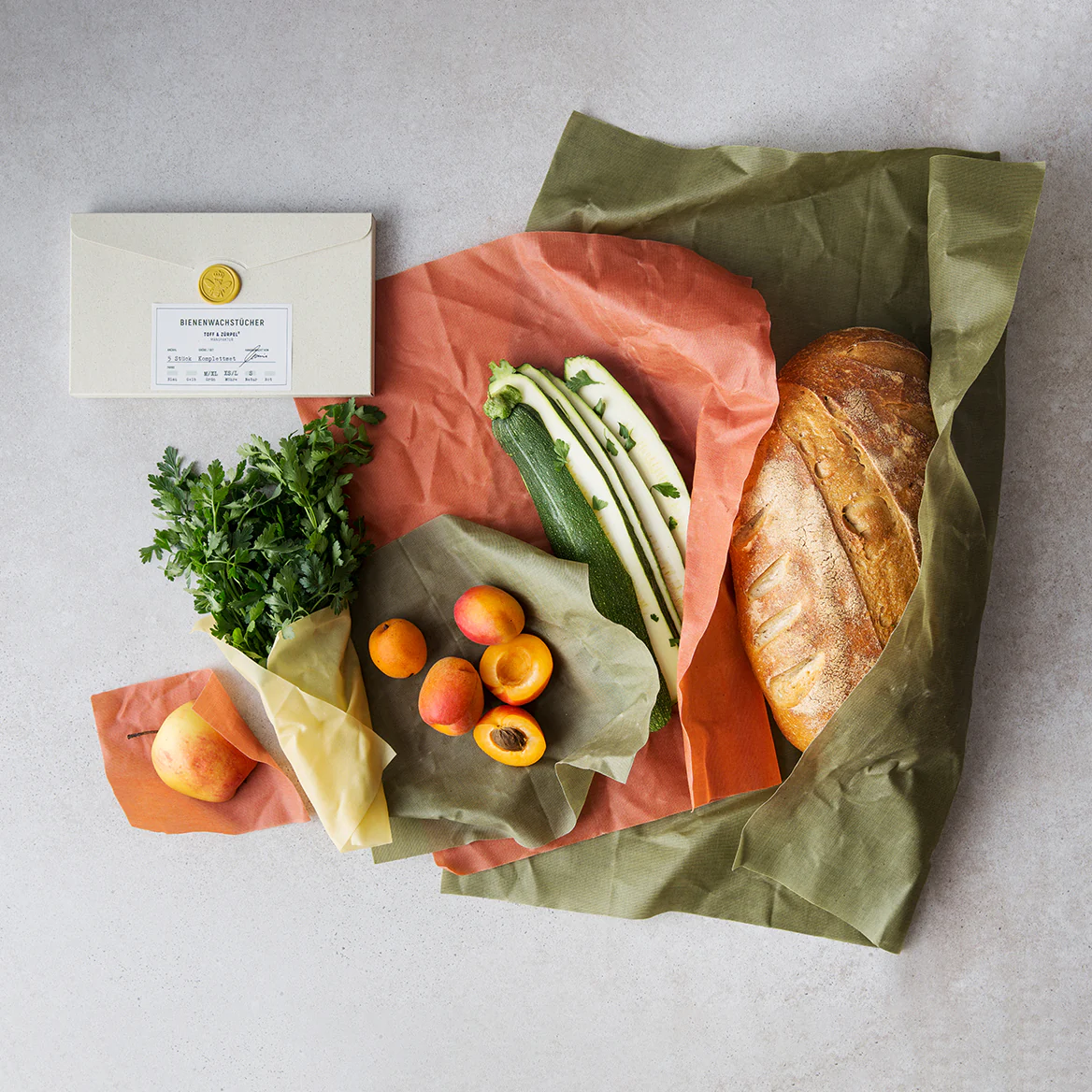 Toff & Zürpel Bienenwachstücher Komplettset - Image 3